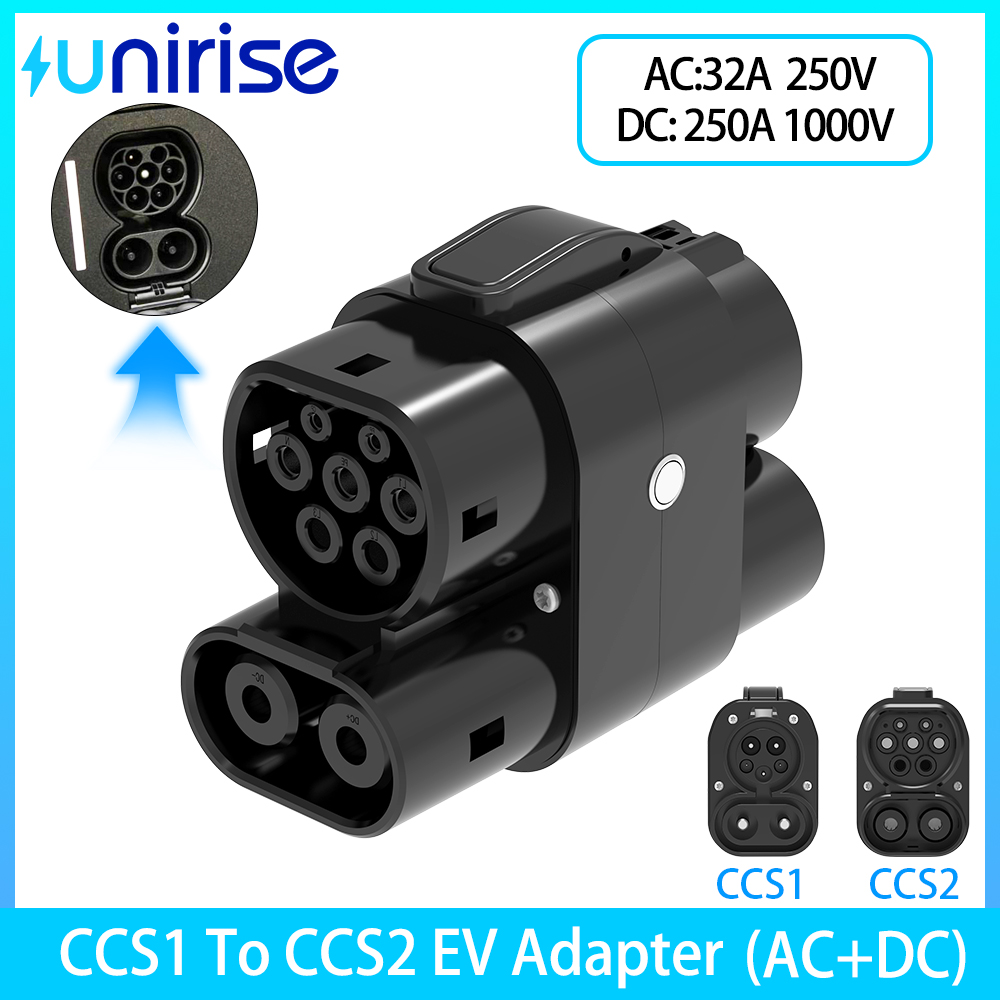 CCS1 to CCS2 EV Adapter AC+DC  - Ccs2 To Ccs1 Fast Charge Adapter 250Kw 评论和价格
