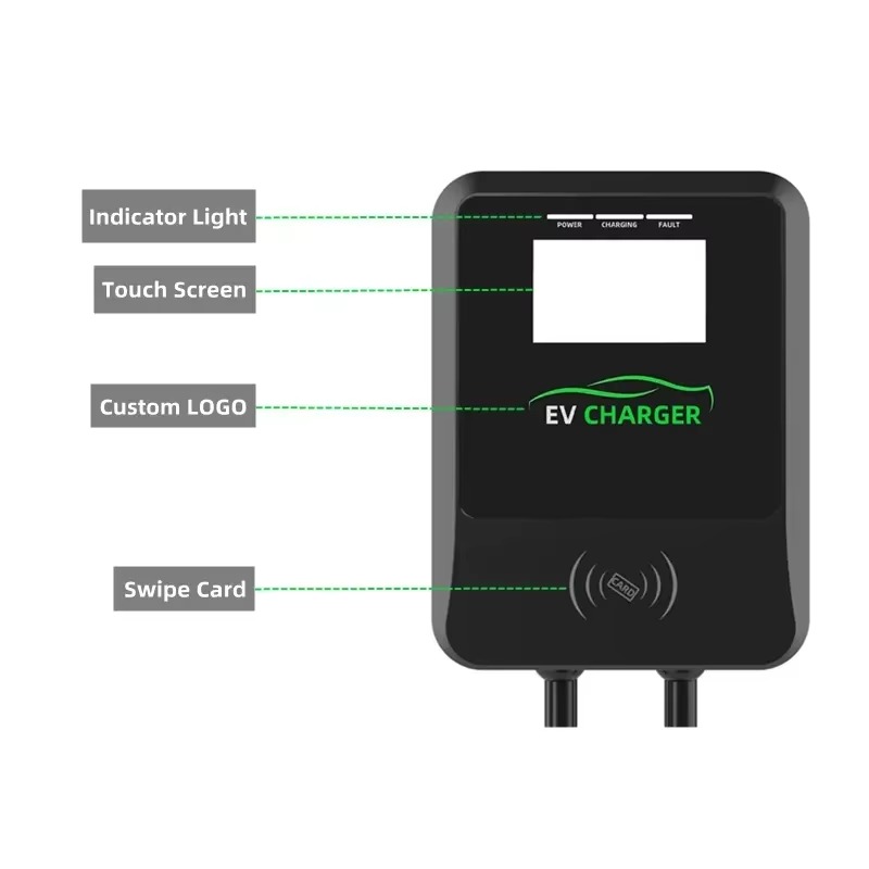 Wallbox 22kW EV Charging Stati - 22Kw Wallbox Type 2 Ocpp Rfid 评论和价格